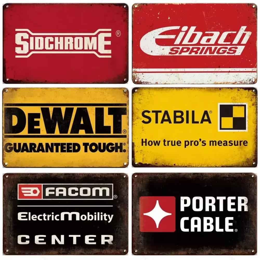 Retro Tool Stihl Brand Metal Sign Vintage Style Plate Plaque Great for Rustic Wall Decor Enhancement in Man Cave Home Garage