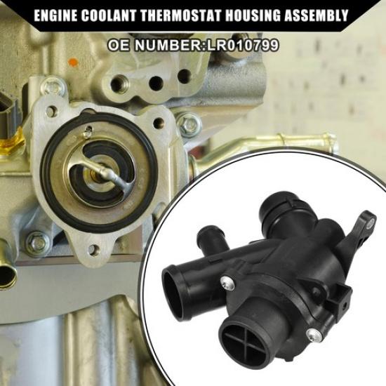 

Car Engine Coolant Thermostat Housing Assembly for Land Rover LR4 10-16 Plastic