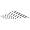 Aluminum Mini Micro Hand Drill Keyless Chuck + 10Pcs Twist Drills Rotary Tools Set