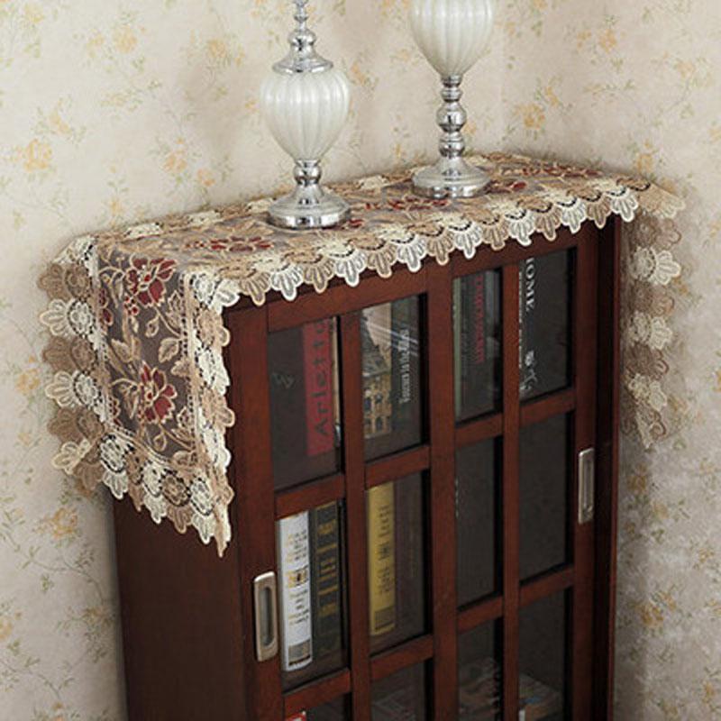 High Quality Lace Embroidery Home Table Runner Living Room Dining Table Hollow Cover Towel Hotel Banquet Decoration Table Runner
