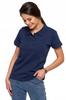 Women's Cotton Polo Shirt with Collar MORAJ S Navy
