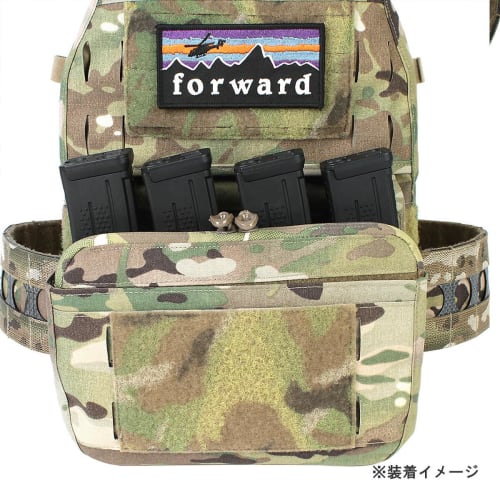 PEW Tactical FC Style Turnover Quad SMG Magazine Pouch, Large, Coyote Brown