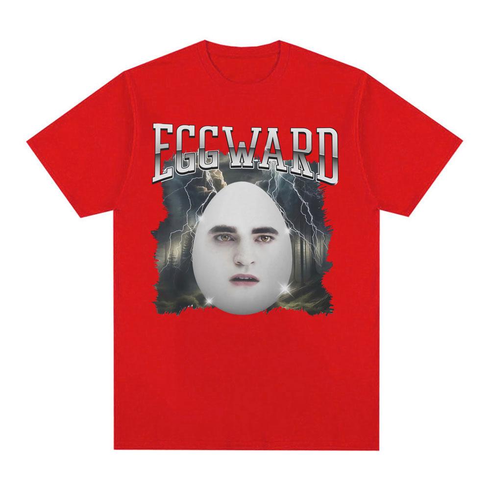 Funny Eggward Parody Graphic T Shirt Robert Pattinson Cursed Meme Tee Shirt Unisex s Women Retro Classic Movie Short Sleeve T-shirt S