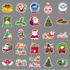 102 Christmas Personalized Cartoon Festive Theme Children's Decoration Mobile Phone Case Skateboard Suitcase Stickers