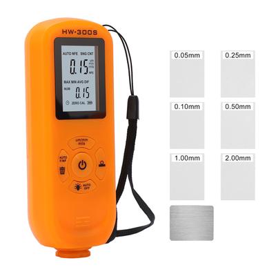 Paint Thickness Gauge Coating Depth Meter Tester Digital Display 3 Units for Machine