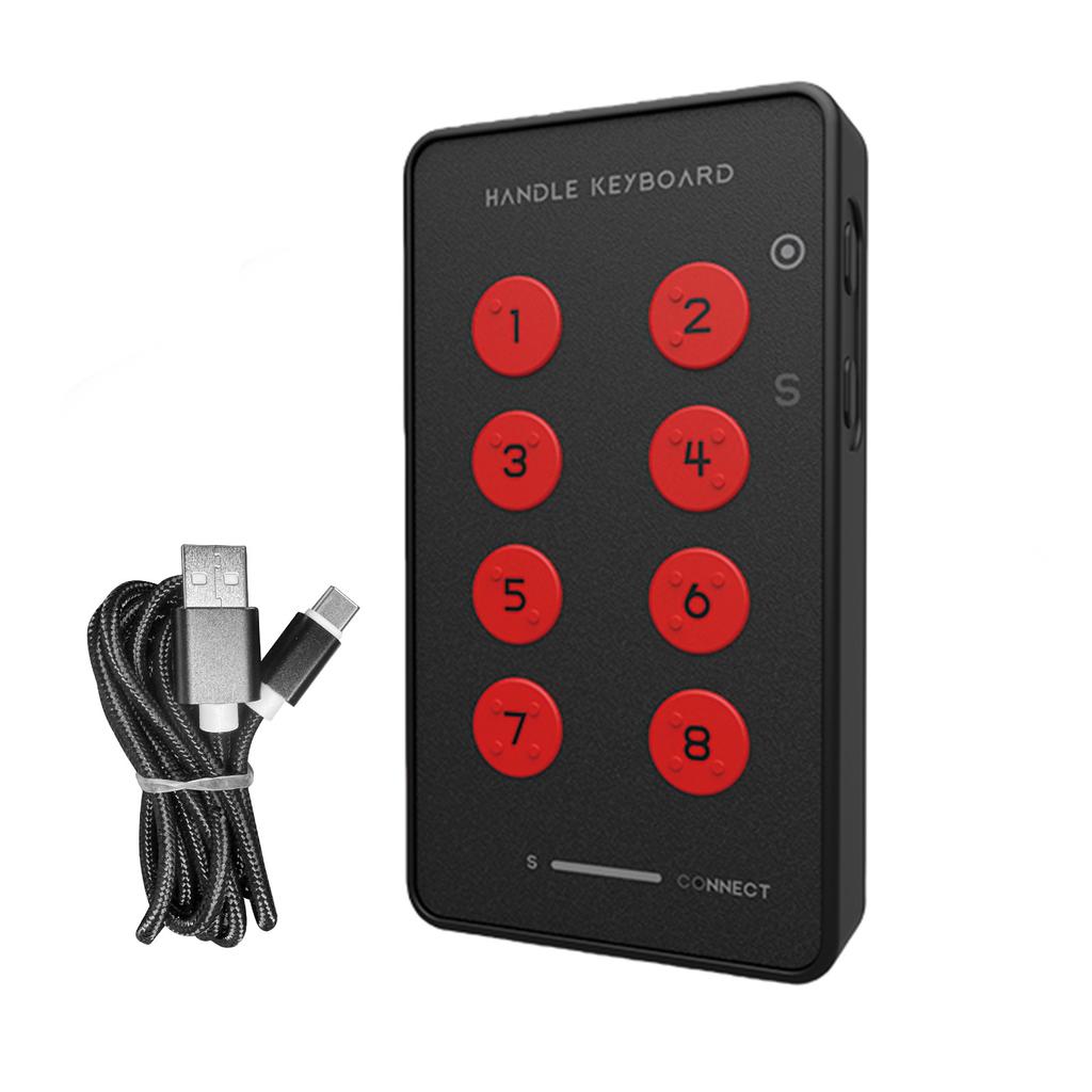 USB Custom Palm Keyboard Multi functional Programmable Keypad Bluetooth Recording Gaming Office Copy Paste Shortcut