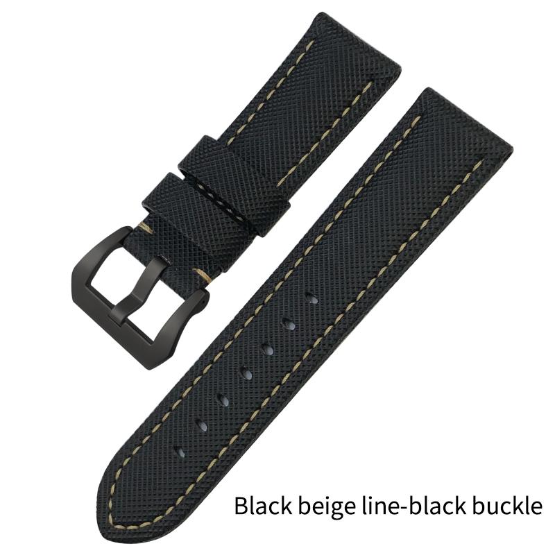 22mm 24mm 26mm High Quality Nylon Watchband Fit for Panerai LUMINOR Submersible PAM Luminous Black Blue Watch Strap Tools