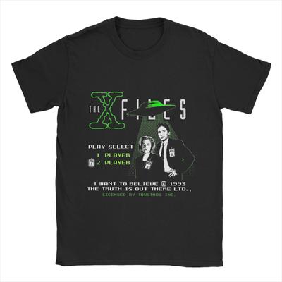 The X Files Movie T Shirts Men's 100% Cotton Novelty T-Shirt Crewneck Tee Shirt Short Sleeve Clothes Birthday Present