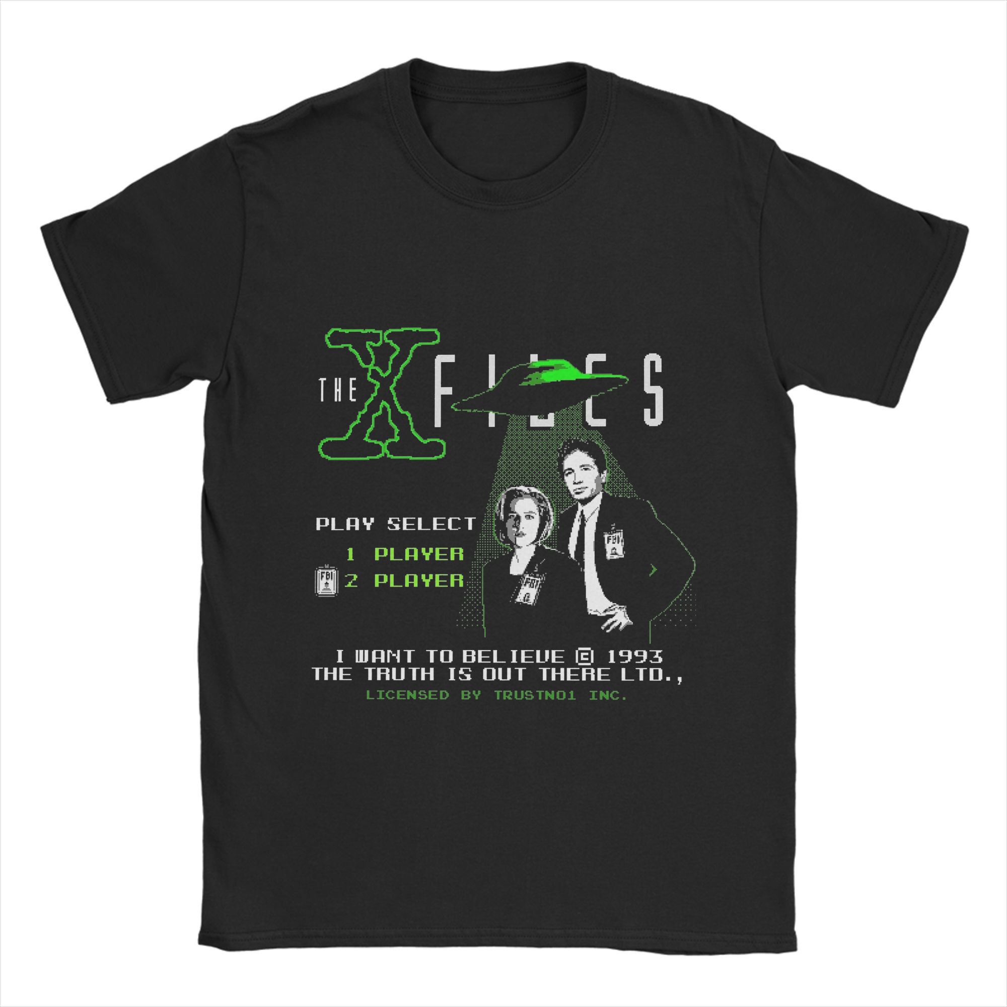 

The X Files Movie T Shirts Men s 100% Cotton Novelty T-Shirt Crewneck Tee Shirt Short Sleeve Clothes Birthday Present - Men... S разноцветный