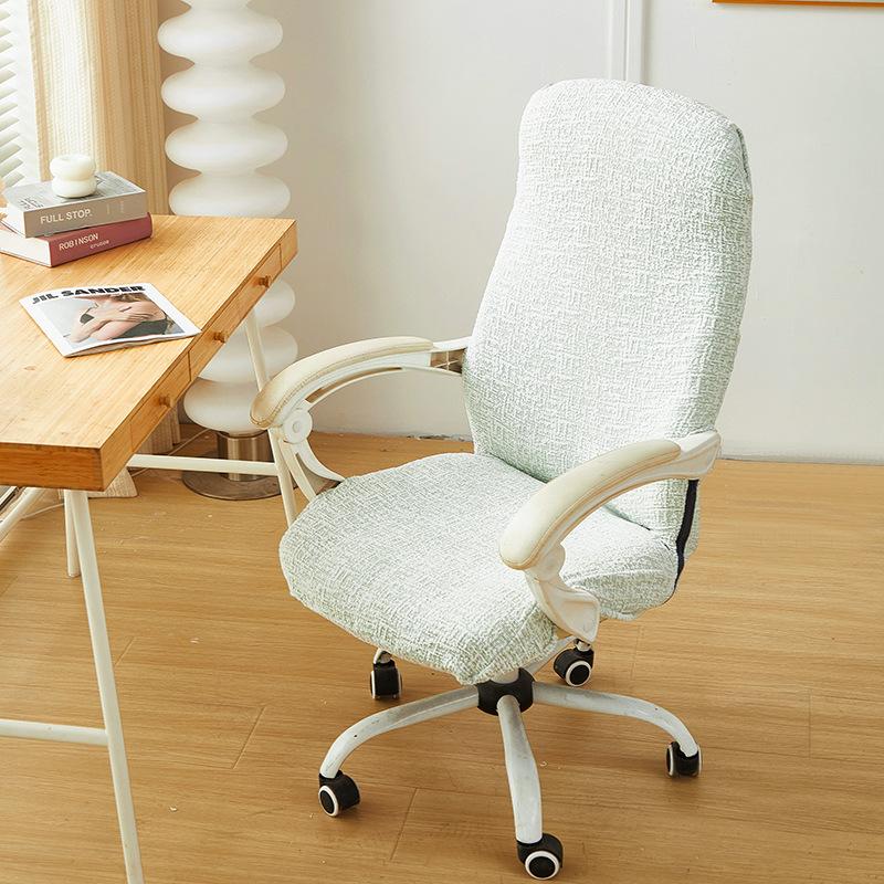 1pcs Office Chair Cover Learning Swivel Chair Cover Universal Gaming Computer Chair Covers All Inclusive Zipper Opening Closing Protective Cover