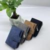 Men's High-End Leather Wallet with Multi-Card Slots and Zipper Coin Pouch