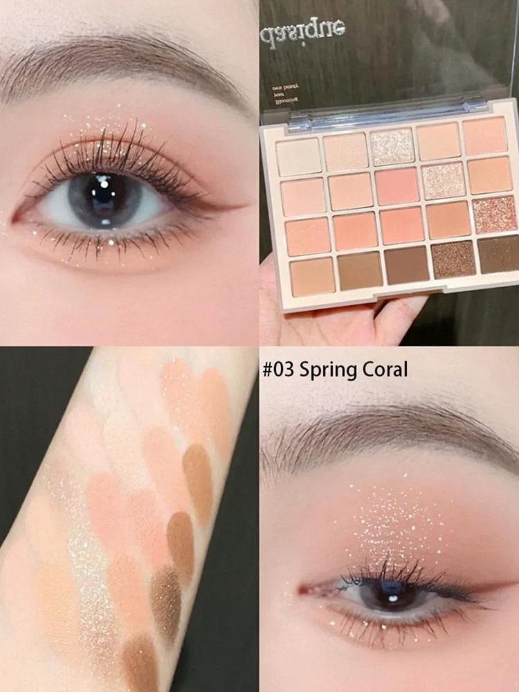 Eyeshadow Palette for Makeup Artists, New Spring Product, Capel Cool and Warm Tone Nude Makeup, Creating a Mood, All-In-One Solution by Dai Xi Ke