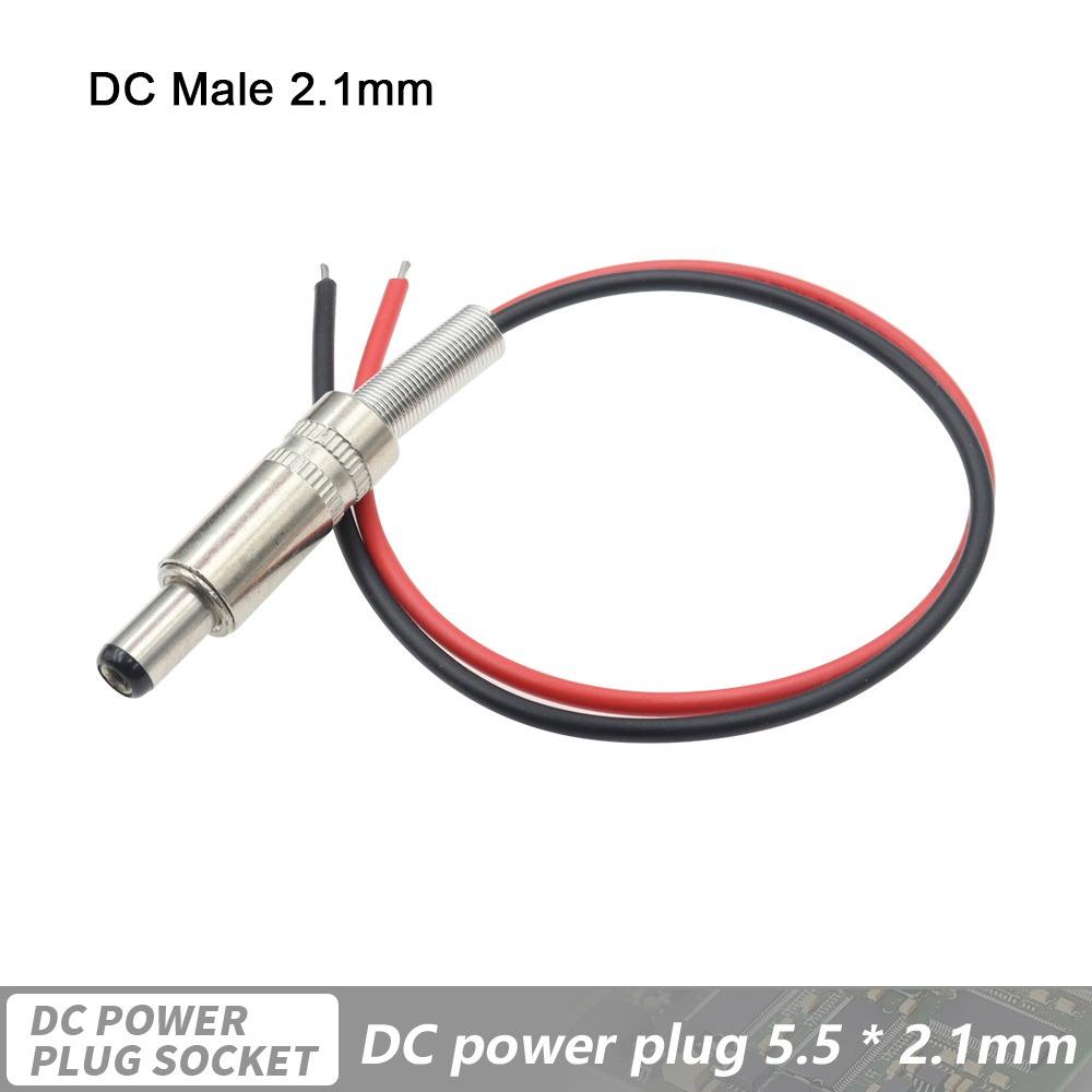 1Pcs 20cm Female Panel Mount Connector Power Plug Connector Adapter  Equipment Charging Replacement