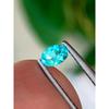 Tormalina Paraiba Naturale Certificata 3,79 Carati Blu Taglio Ovale Gema Sfusa