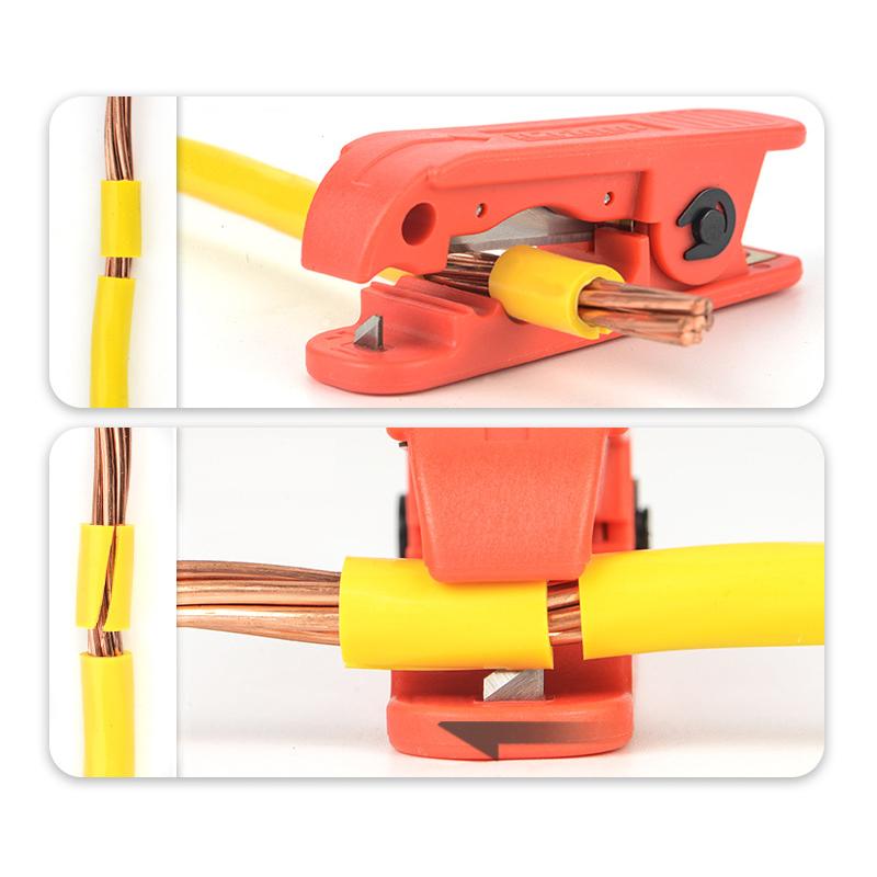 Round Cable Stripper Round Cable Slitter Wire Stripping Decrustation Pliers Tool for Fast and Precise Jacket Removal Max 240mm2
