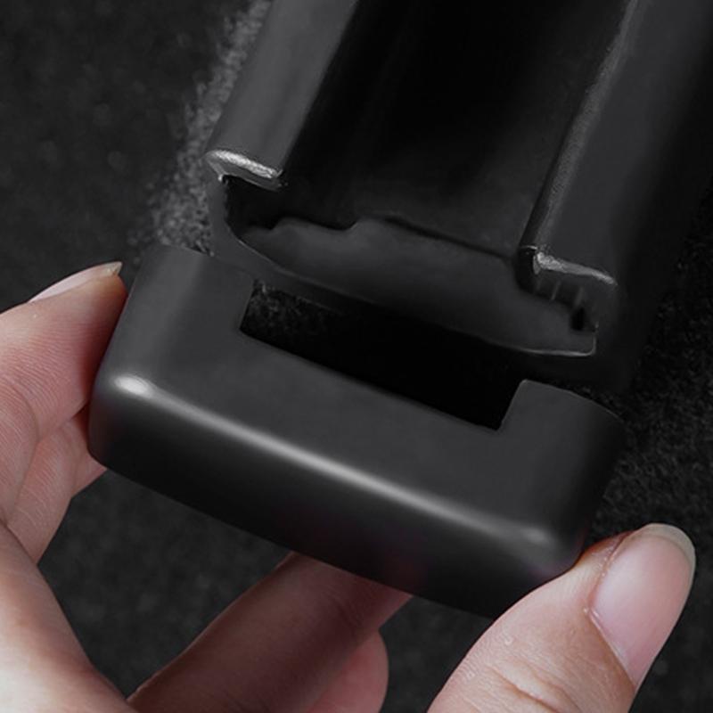 Seat Rail Cover for 3/Y, 4 Piece Black Track End Cover Set for Visible Seat Rail Coverage and Cleaner Cabin Trim Detail for Daily Interior Use