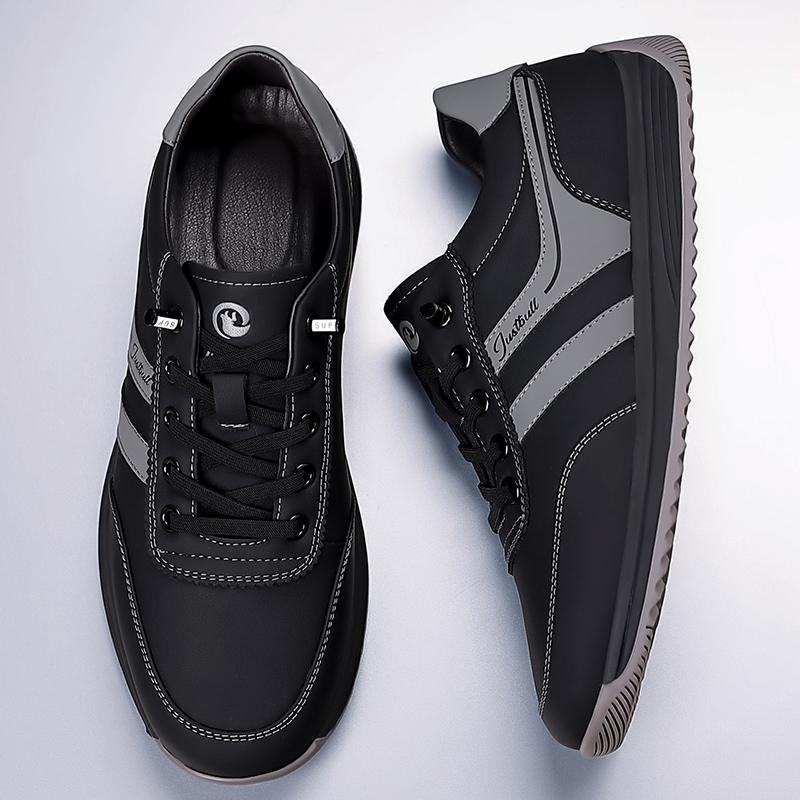 Mode Freizeitspaziergang Sportschuhe Outdoor Herren Wanderschuhe Lässige Leder Herren Sneaker Vielseitige Freizeitspaziergang Trainer Tenis Masculino