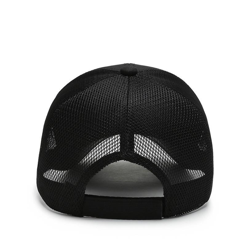 Hat Men's Mesh Hat Breathable Cap Sunscreen Baseball Cap Outdoor Casual Korean Hat Sun Hat Men's and Women's