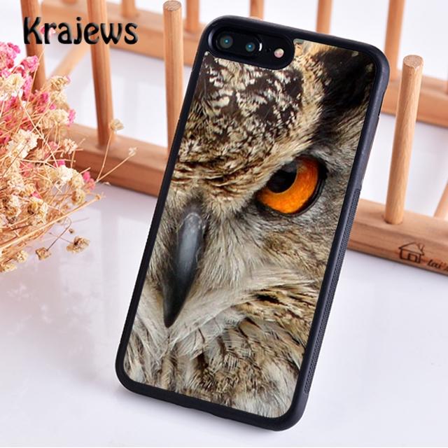 Krajews Bird Owl Nature Predator Phone Case Cover For iPhone 17 Air 16 15 14 Plus 11 12 13 Pro Max Plus Coque Fundas