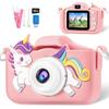 Kids Camera, Christmas Birthday Gifts for Kids, Toddler Camera Toys, 3 4 5 6 7 8 9 Year Old Girl Gifts, Camera for Kids, Multifunctional Digital