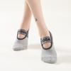 Professional Women Anti-slip Yoga Socks Backless Bandage Pilates Socks Ladies Ballet Dance Fitness Slipper Cotton Sports Socks