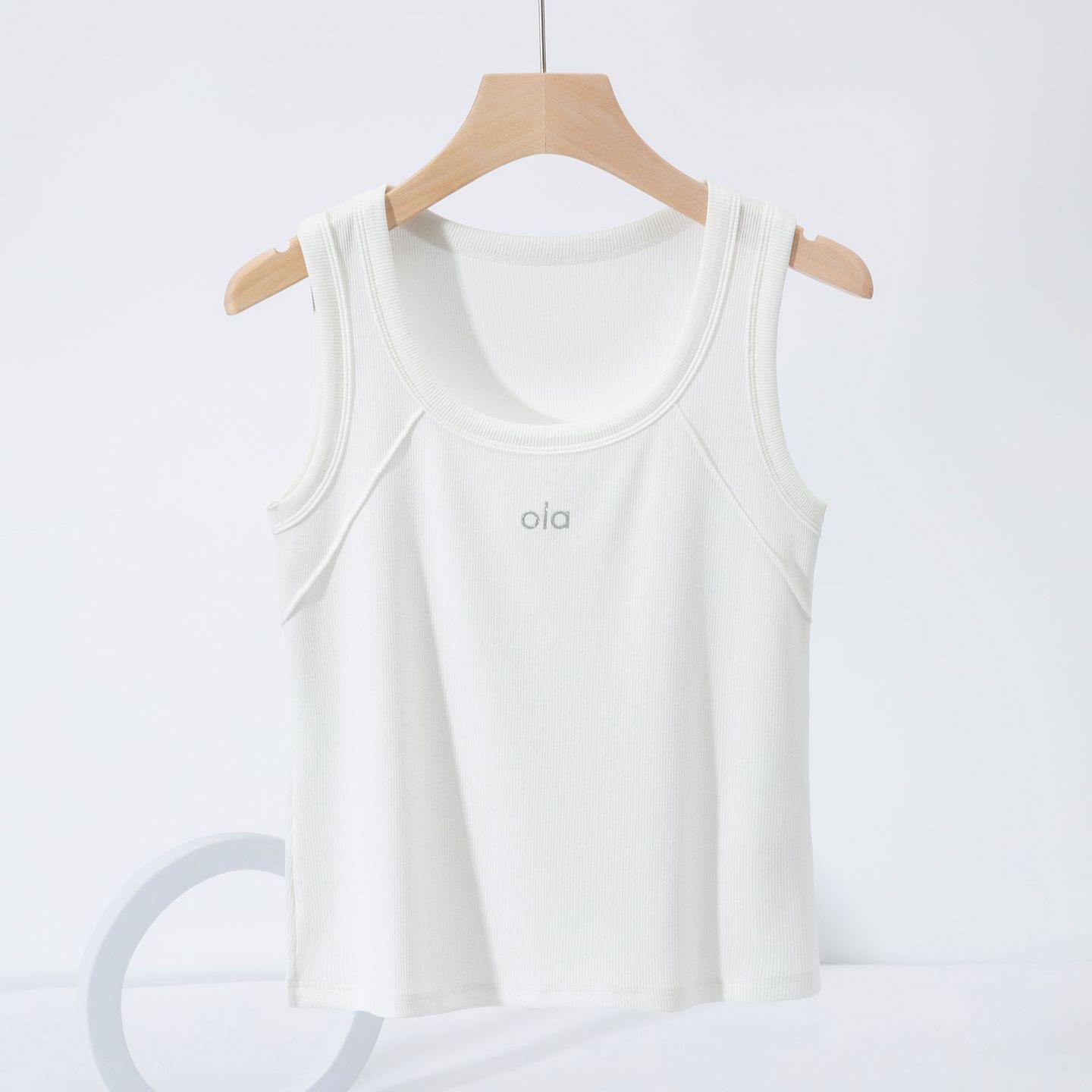 New Summer Ribbed Slimming Stretch Tank Top - Sleeveless Knit Camisole One Size