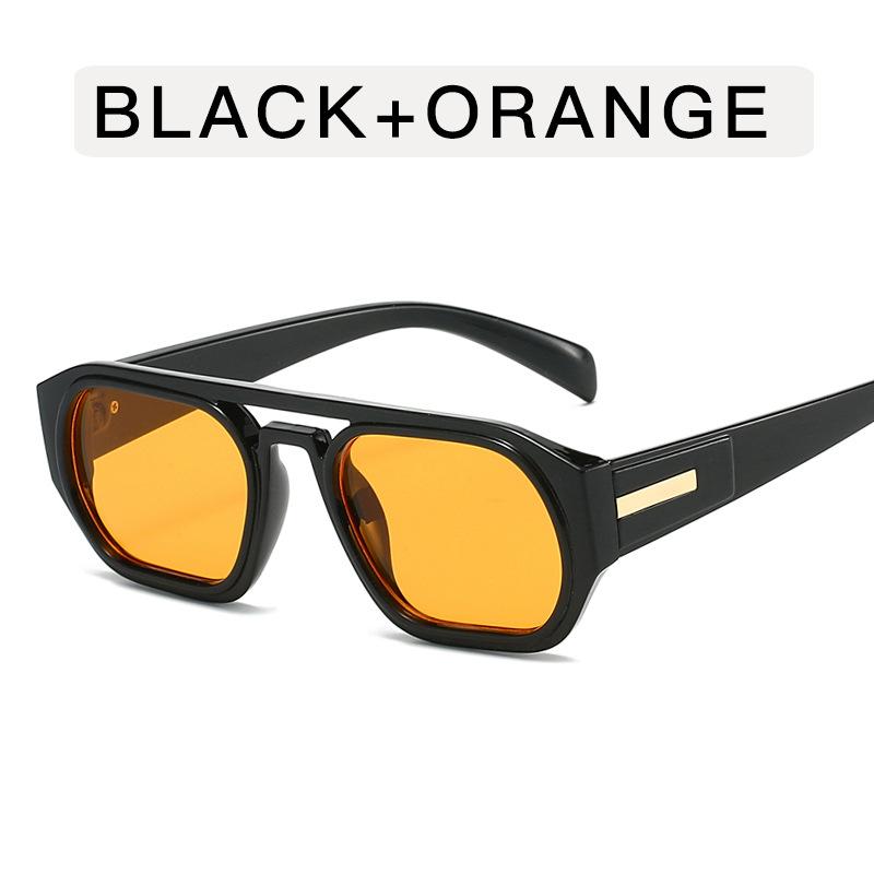 European American Style Sun Glass for Men Pilot Shape Double Bridge Sunglasses Women European American Men Sun Glasses