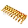 4mm Banana Plug Gold-Plated Copper Musical Cable Wire Audio Speaker Adapter Speaker Amplifier Screw Type Banana Connectors Jack