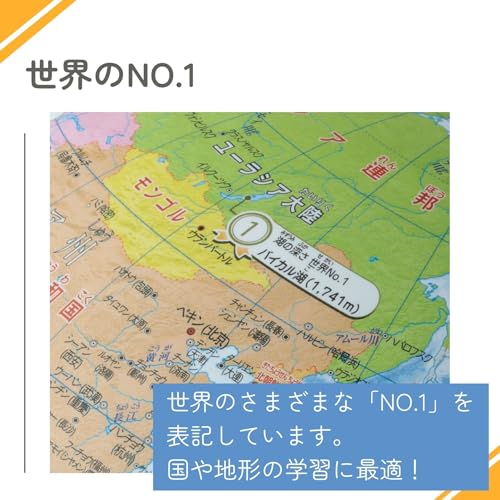 Raymay Fujii Globe, Teacher Recommended for Elementary School Students, 20cm OYV11