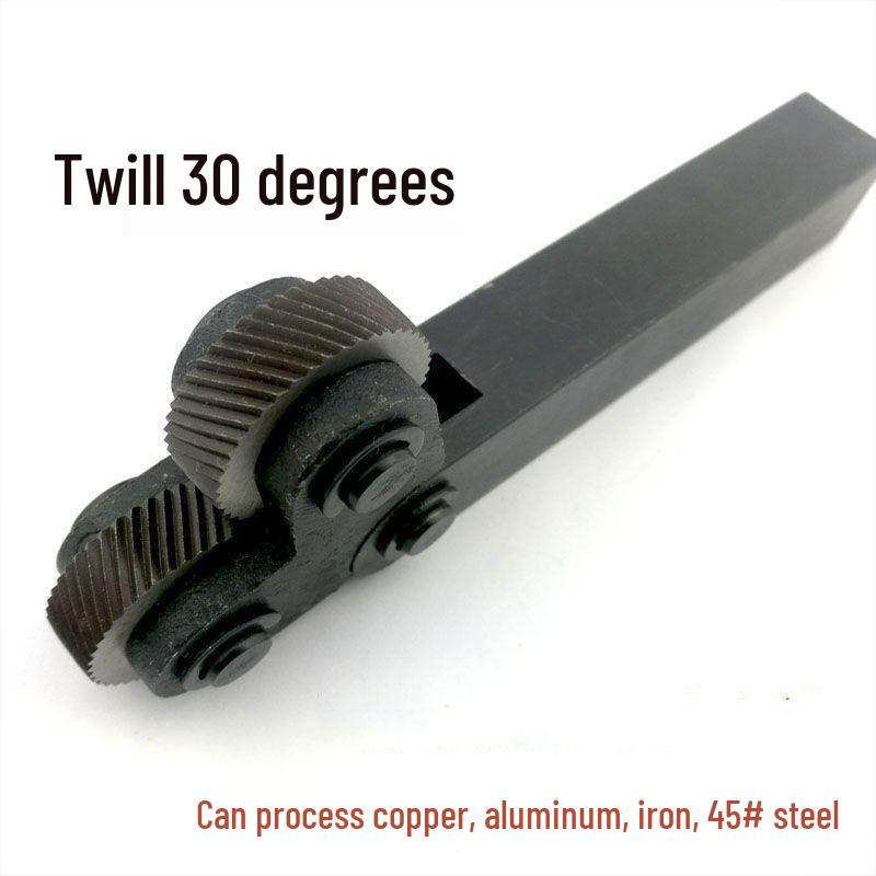 Chuate Knurling Tool: Straight-Grained 0.8 Wheel, Mesh 1.0 Embossing, 0.4-3.0 Lathe Pattern