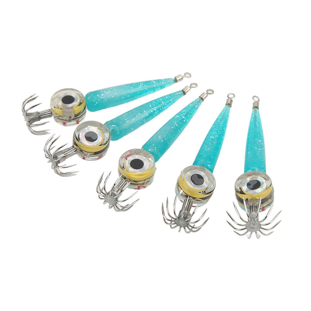 5 szt. Haczyk LED Ośmiornica Mocna Penetracja Stal Wysokowęglowa Elektroniczne Wędkowanie Światło Ośmiornicy dla