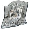 Musical Scarf with Violin and Musical Notes Motif - 100% Viscose, 180X85