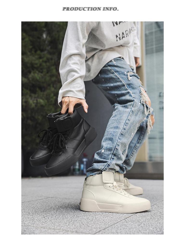 Men's 2025 Autumn High-Top Casual Sneakers - Trendy, Versatile Student Sports Shoes