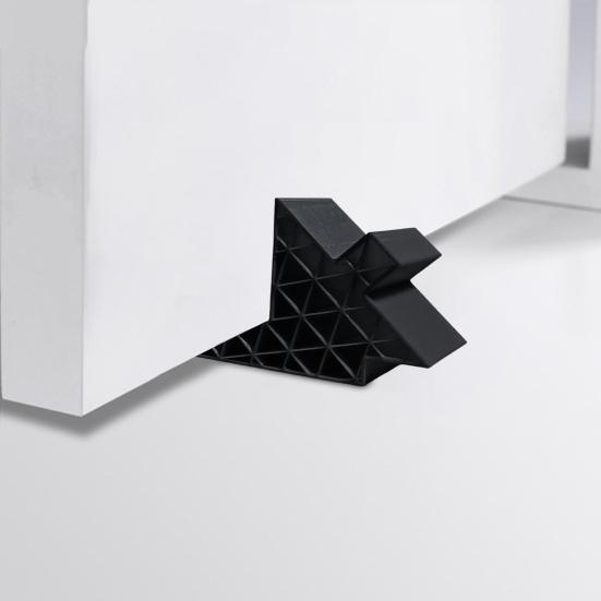 Window Door Stopper Non-Slip Windproof Anti-collision Heavy Duty Plastic Multi-Functional Windows Balcony Interior Doors Stop Wedge