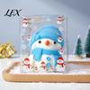 Holiday Party Favors Christmas Snowman Stress Relief Toy, Soft Xmas Tree Squeeze Toy Cat Paw Sensory Fidget