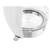 Teesa cordless electric kettle, glass, white, 2200W, 1.7L