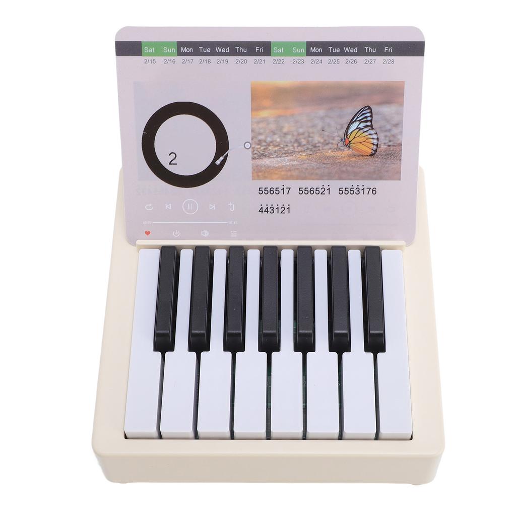 Miniature Piano Desk Calendar Innovative Playable Music Desk Desktop Ornament For   Desks