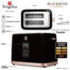 Elektrischer Wasserkocher 1,7L + Digitaler Toaster Berlinger Haus Bh-9540 Black Rose