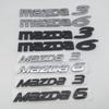 1pcs 3D ABS for Mazda 2 3 6 car Letter Rear tail trunk Decals Emblem badge sticker Decal car styling auto Accessories b58