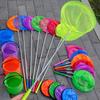 Kids Telescopic Butterfly Fishing Nets for Kids Catching Insect Net with Foldable Bucket Outdoor Tools for Catching Bugs Fish Insect Ladybird