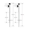 Bicycle Rod MTB Bike Front Fork Spring Stroke Cartridge Oil Pump Shoulder/Line Control 27.4x1.5mm High Quality Fork Accessories