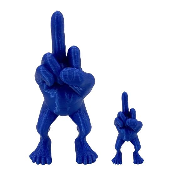 2Pcs/Set Middle Finger Figure Statue Desktop Flip-off Hand Figurine with Legs Rebellious Middle Finger Ornament for Office Bedroom Desk Decor Gag Gift