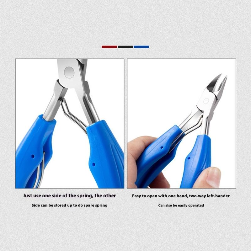 Stainless Steel Toenail Nipper With Ergonomic Grip & Sharpened Blade Suitable For Precise Nail Trimming Cuticle Removal