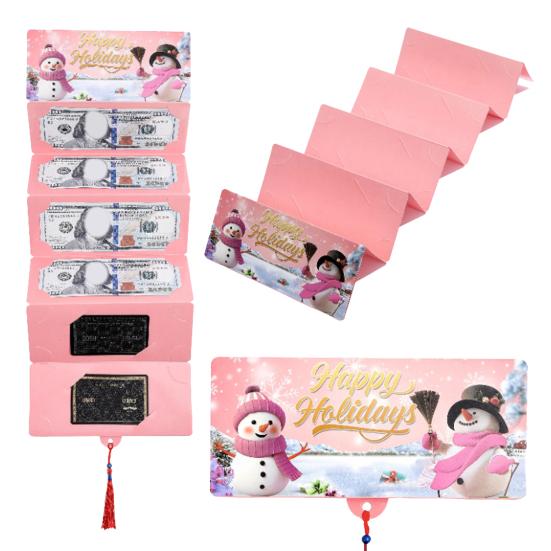 Christmas Cash Gift Envelope Surprise Money Holder with 10 Slots DIY