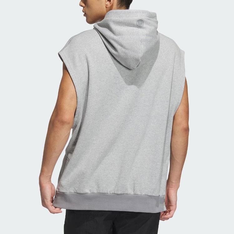 Adidas Originals Toc Hooded Vest Unisex Tops Gray IZ1532