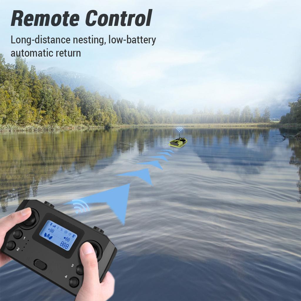 Control remoto para barco de pesca con cebo GPS D19 D20