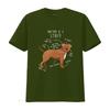 Staffordshire Terrier T Shirt Funny Dog Lover Cute English Staffy Brown Fawn Pet Mom Dad Anatomy Print Vintage Washed Homme
