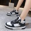Spring High-top Little White Shoes Women's New Flat-soled Student Board Shoes Is Trendy Internet Celebrity Casual Shoes A