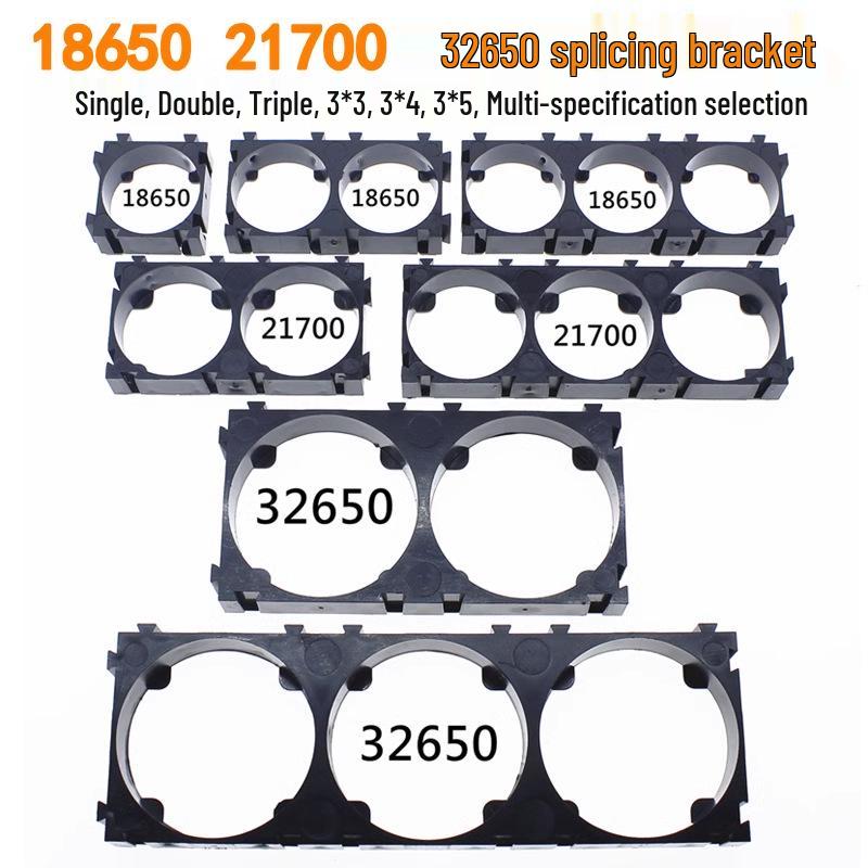 Lithium Battery Pack Holder for 18650/21700/26650/32650 Cells