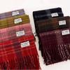 With Tassels Winter Scarves Angora Fleece Wrap Shawls High Quality Cashmere Scarf